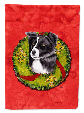 Border Collie Flag Garden Size