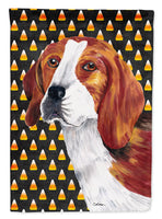 Beagle Candy Corn Halloween Portrait Flag Canvas House Size