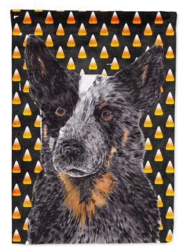 Australian Cattle Dog Candy Corn Halloween Portrait Flag Canvas House Size