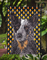 Australian Cattle Dog Candy Corn Halloween Portrait Flag Garden Size