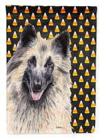 Belgian Tervuren Candy Corn Halloween Portrait Flag Canvas House Size