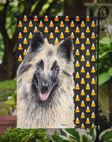 Belgian Tervuren Candy Corn Halloween Portrait Flag Garden Size