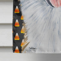 Australian Shepherd Candy Corn Halloween Portrait Flag Canvas House Size