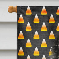 Belgian Sheepdog Candy Corn Halloween Portrait Flag Canvas House Size