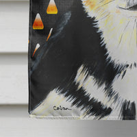 Chihuahua Candy Corn Halloween Portrait Flag Canvas House Size