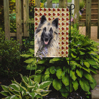 Belgian Tervuren Fall Leaves Portrait Flag Garden Size