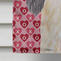 Cavalier Spaniel Hearts Love and Valentine's Day  Flag Canvas House Size