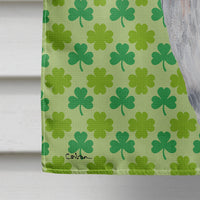 Beagle St. Patrick's Day Shamrock Portrait Flag Canvas House Size