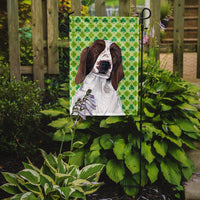 Welsh Springer Spaniel St. Patrick's Day Shamrock Flag Garden