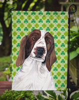 Welsh Springer Spaniel St. Patrick's Day Shamrock Flag Garden