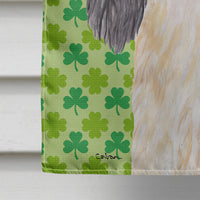 Cavalier Spaniel St. Patrick's Day Shamrock Portrait Flag Canvas House Size