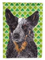 Australian Cattle Dog St. Patrick's Day Shamrock Flag Garden Size