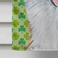 Australian Shepherd St. Patrick's Day Shamrock Portrait Flag Canvas House Size