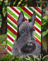 Scottish Terrier Candy Cane Holiday Christmas Flag Garden Size