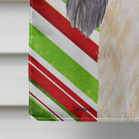 Cavalier Spaniel Candy Cane Holiday Christmas Flag Canvas House Size