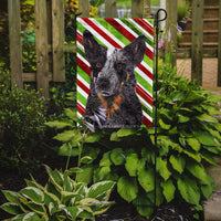 Australian Cattle Dog Candy Cane Holiday Christmas Flag Garden Size