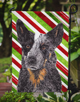 Australian Cattle Dog Candy Cane Holiday Christmas Flag Garden Size