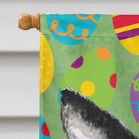 Boston Terrier Easter Eggtravaganza Flag Canvas House Size