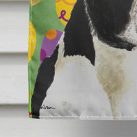 Boston Terrier Easter Eggtravaganza Flag Canvas House Size