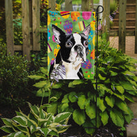 Boston Terrier Easter Eggtravaganza Flag Garden Size