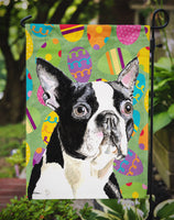 Boston Terrier Easter Eggtravaganza Flag Garden Size