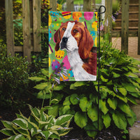 Beagle Easter Eggtravaganza Flag Garden Size