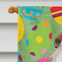 Basset Hound Easter Eggtravaganza Flag Canvas House Size