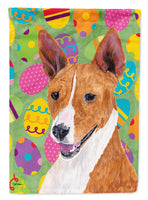 Basenji Easter Eggtravaganza Flag Canvas House Size