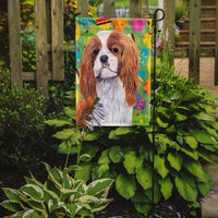 Cavalier Spaniel Easter Eggtravaganza Flag Garden Size