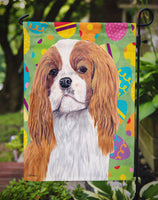 Cavalier Spaniel Easter Eggtravaganza Flag Garden Size