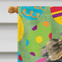 Australian Shepherd Easter Eggtravaganza Flag Canvas House Size