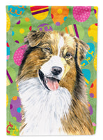 Australian Shepherd Easter Eggtravaganza Flag Garden Size