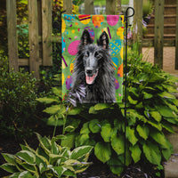 Belgian Sheepdog Easter Eggtravaganza Flag Garden Size