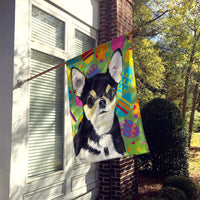 Chihuahua Easter Eggtravaganza Flag Canvas House Size