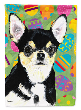 Chihuahua Easter Eggtravaganza Flag Canvas House Size