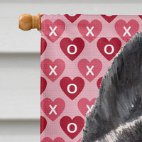 Akita Hearts Love and Valentine's Day Flag Canvas House Size SC9484CHF