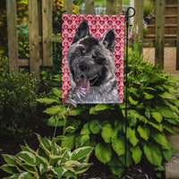 Akita Hearts Love and Valentine's Day Flag Garden Size SC9484GF