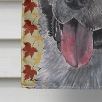 Akita Fall Leaves Flag Canvas House Size SC9485CHF