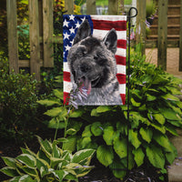 Akita USA Patriotic American Flag Flag Garden Size SC9487GF