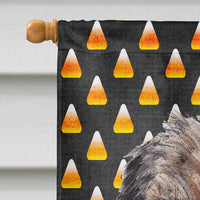 Border Terrier Halloween Candy Corn Flag Canvas House Size