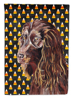 Boykin Spaniel Halloween Candy Corn Flag Canvas House Size