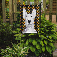 Bull Terrier Halloween Candy Corn Flag Garden Size