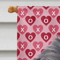 Brussels Griffon Valentine's Love Flag Canvas House Size