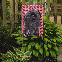 Brussels Griffon Valentine's Love Flag Garden Size