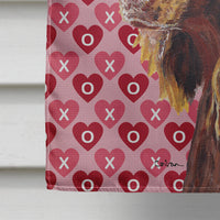 Boykin Spaniel Valentine's Love Flag Canvas House Size