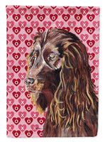 Boykin Spaniel Valentine's Love Flag Canvas House Size