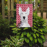 Bull Terrier Valentine's Love Flag Garden Size