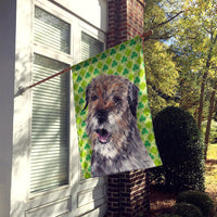 Border Terrier St Patrick's Irish Flag Canvas House Size