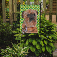 Brussels Griffon St Patrick's Irish Flag Garden Size