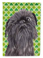 Brussels Griffon St Patrick's Irish Flag Garden Size